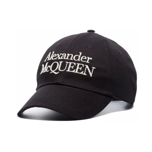 Alexander McQueen , Embroidered Baseball Cap ,Black male, Sizes: