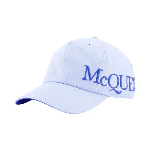 Alexander McQueen , Embroidered-logo Baseball Cap ,Blue male, Sizes: