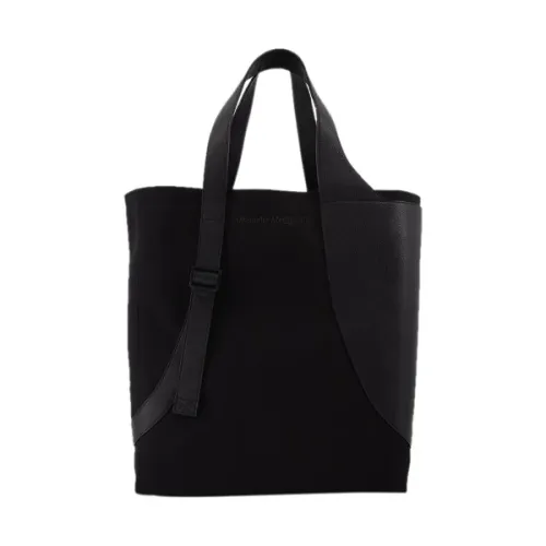 Alexander McQueen , Fabric totes ,Black male, Sizes: ONE SIZE