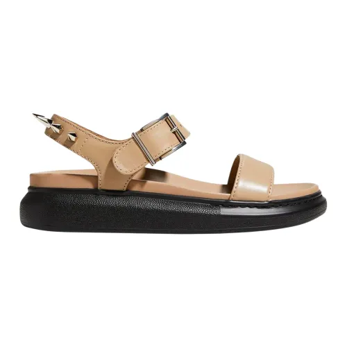 Alexander McQueen , Flat Sandals ,Beige female, Sizes: