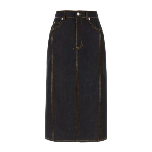 Alexander McQueen , Flattering Silhouette Midi Skirt ,Multicolor female, Sizes: