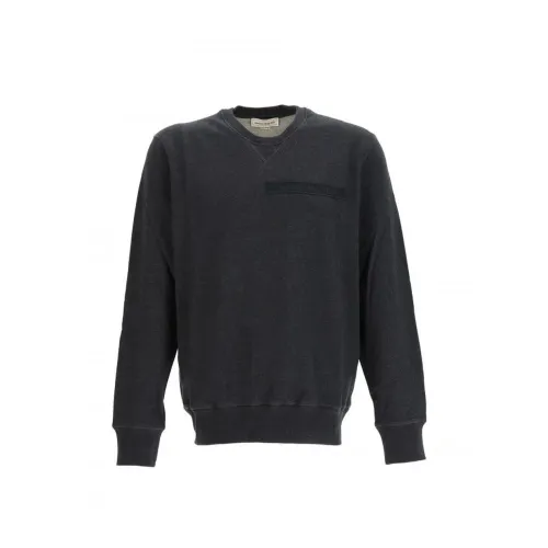 Alexander McQueen , Gray Cotton Sweatshirt with Logo Detail ,Gray male, Sizes: