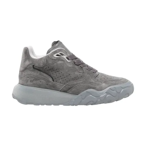 Alexander McQueen , Grey Chunky Sneakers with Logo ,Gray male, Sizes: