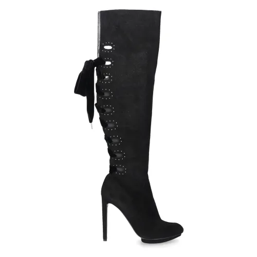 Alexander McQueen , Heeled Boots ,Black female, Sizes:
