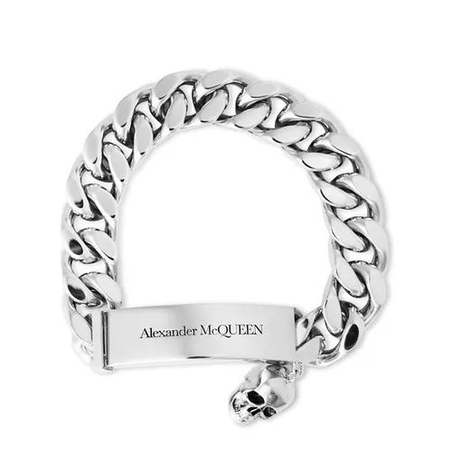 ALEXANDER MCQUEEN Identity Chain Bracelet - Silver