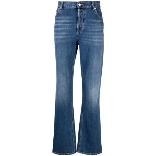 Alexander McQueen , Indigo Blue Bootcut Denim Jeans ,Blue male, Sizes: