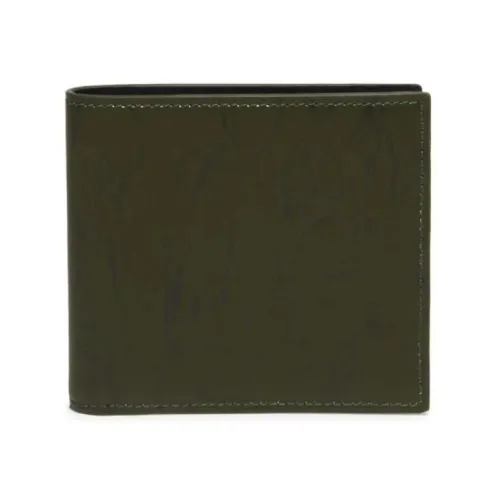 Alexander McQueen , Leather Billfold Wallet in Khaki ,Green male, Sizes: ONE SIZE