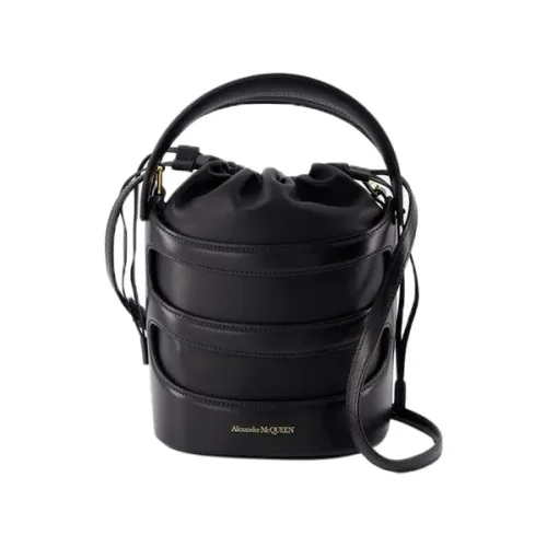 Alexander McQueen , Leather handbags ,Black female, Sizes: ONE SIZE