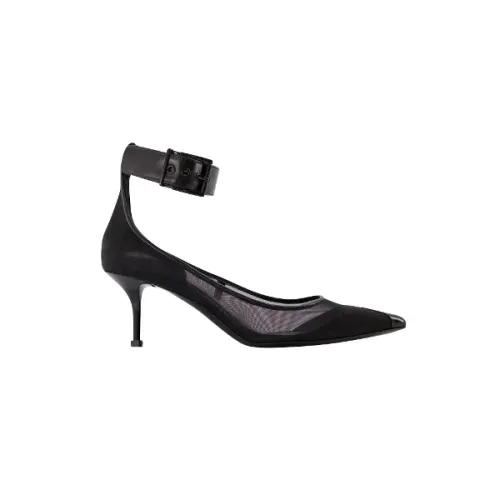 Alexander McQueen , Leather heels ,Black female, Sizes: