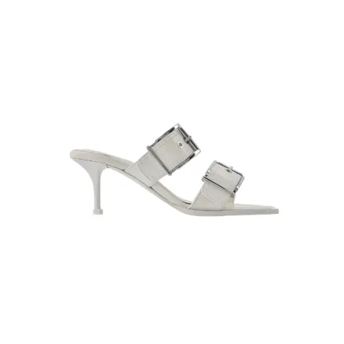 Alexander McQueen , Leather heels ,White female, Sizes: