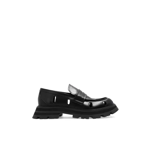 Alexander McQueen , Leather loafers ,Black female, Sizes: