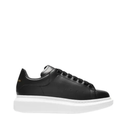 Alexander McQueen , Leather sneakers ,Black female, Sizes: