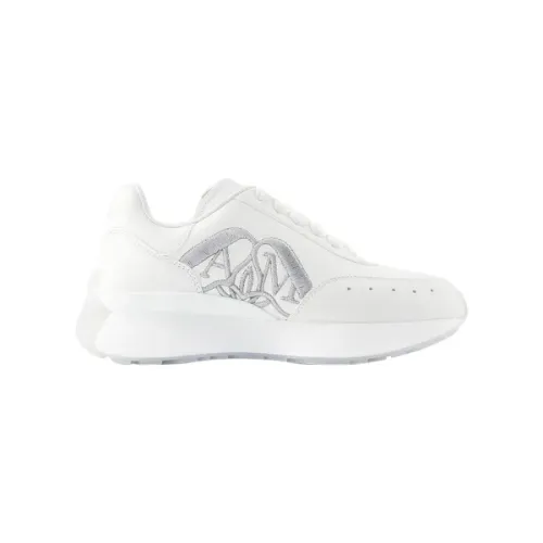 Alexander McQueen , Leather sneakers ,White female, Sizes: