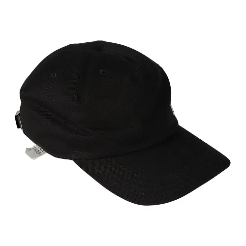 Alexander McQueen , Logo Embroidered Cap - Black/Ivory ,Black male, Sizes: