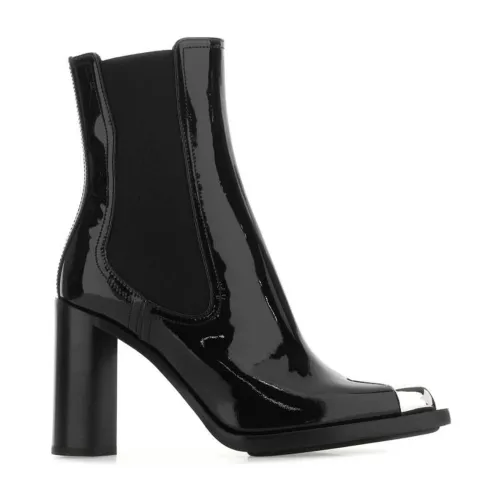 Alexander McQueen , Luxury Heeled Boots for Women ,Black female, Sizes: