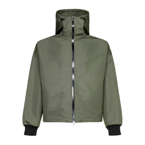 Alexander McQueen , Men's Clothing Jacket Green Ss23 ,Green male, Sizes: