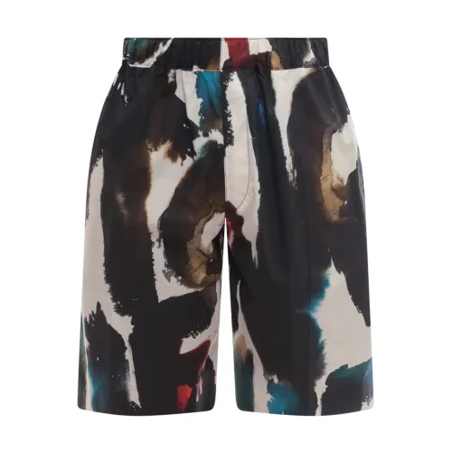 Alexander McQueen , Men's Clothing Shorts Multicolor Ss23 ,Multicolor male, Sizes: