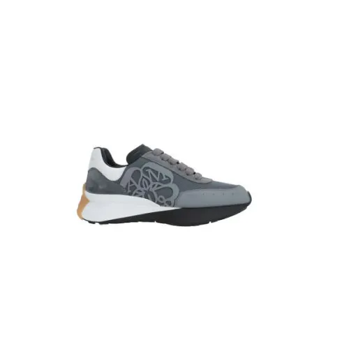 Alexander McQueen , MultiColour Low-Top Sneakers with Side Patch ,Multicolor male, Sizes: