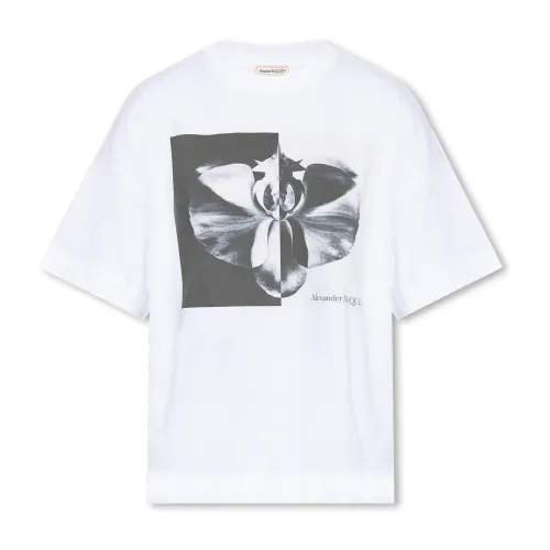 Alexander McQueen , Oversize T-shirt ,White female, Sizes: