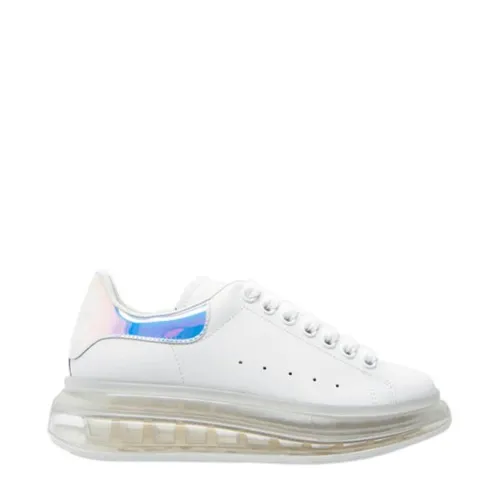 Alexander McQueen , Oversized Sneakers with Perforated Detail ,White female, Sizes: