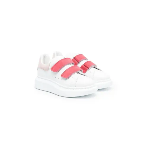 Alexander McQueen , Oversized Touch-Strap Sneakers ,White unisex, Sizes: