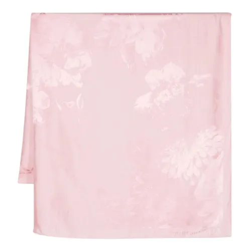 Alexander McQueen , Pink Floral Jacquard Silk Scarf ,Pink female, Sizes: ONE