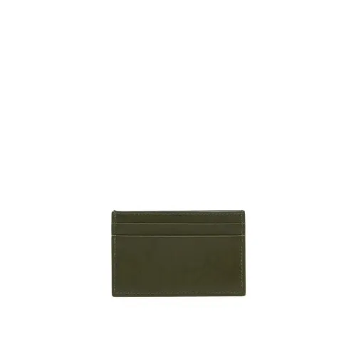 Alexander McQueen , Printed Leather Card Case ,Green male, Sizes: ONE SIZE