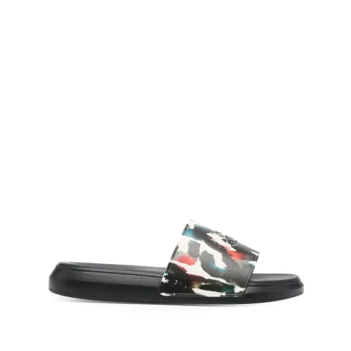 Alexander McQueen , Rubber Slip-On Sandals ,Multicolor male, Sizes: