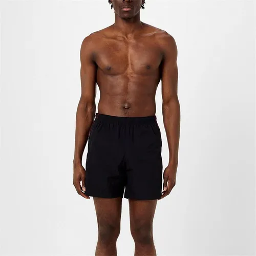 Alexander Mcqueen Selvedge Swim Shorts - Black