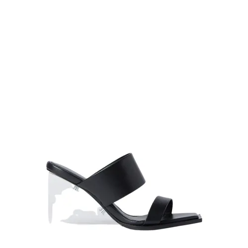 Alexander McQueen , Shard High Heel Sandals ,Black female, Sizes: