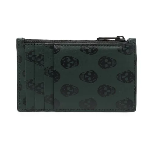 Alexander McQueen , Skull Print Wallet with Keychain ,Multicolor male, Sizes: ONE SIZE