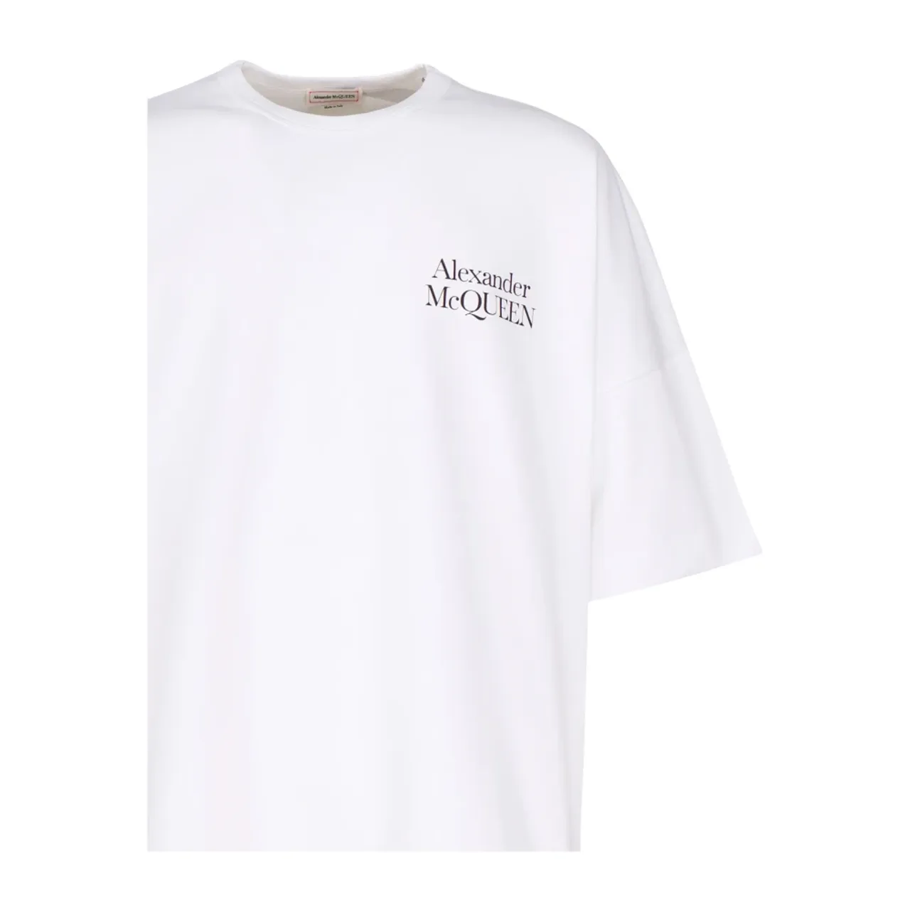 Alexander McQueen , Stylish Men`s T-Shirt ,White male, Sizes: