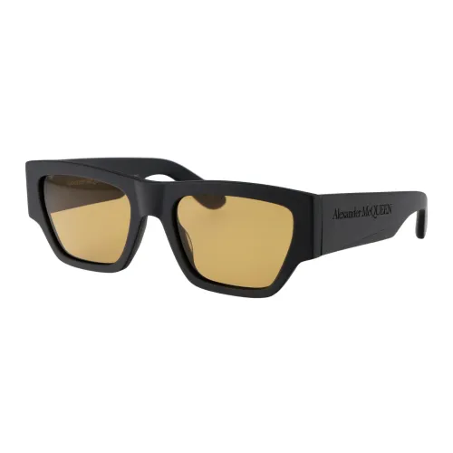 Alexander McQueen , Stylish Sunglasses Am0393S ,Gray male, Sizes: