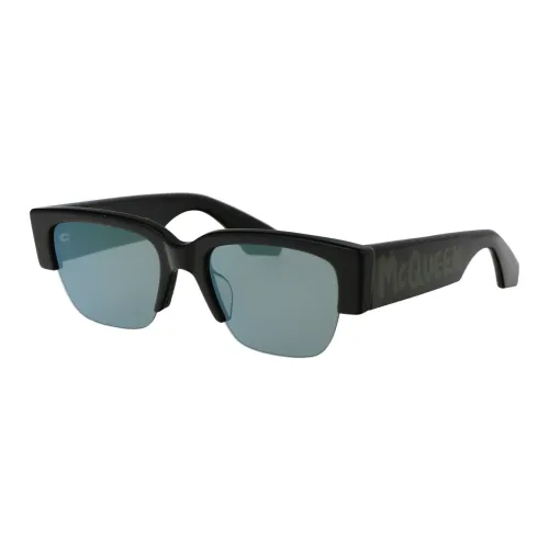 Alexander McQueen , Stylish Sunglasses Am0405S ,Black unisex, Sizes: