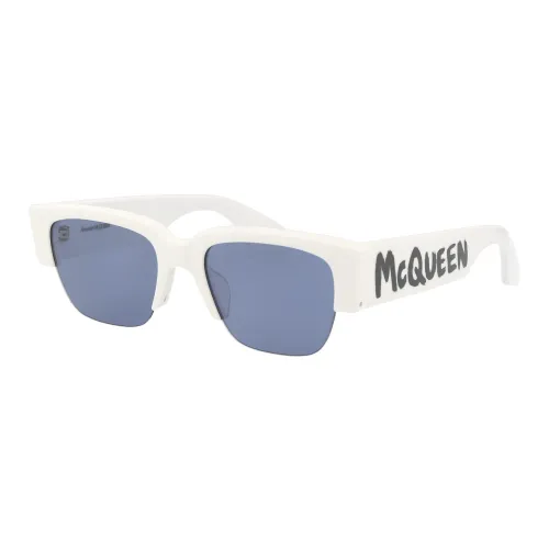 Alexander McQueen , Stylish Sunglasses Am0405S ,White unisex, Sizes: