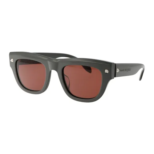 Alexander McQueen , Stylish Sunglasses Am0425S ,Gray male, Sizes: