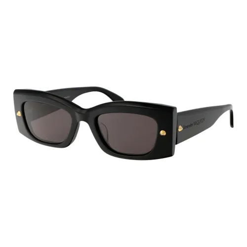 Alexander McQueen , Stylish Sunglasses Am0426S ,Black unisex, Sizes: