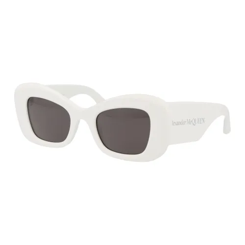 Alexander McQueen , Stylish Sunglasses Am0434S ,White female, Sizes: