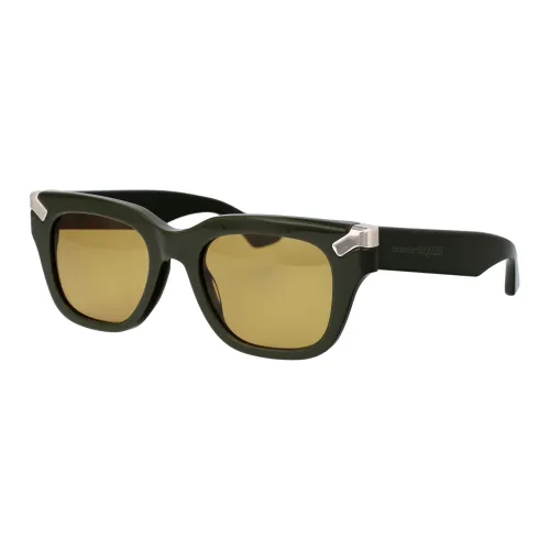 Alexander McQueen , Stylish Sunglasses Am0439S ,Green male, Sizes:
