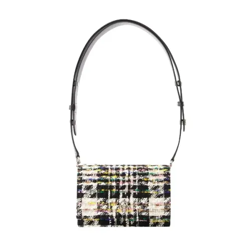 Alexander McQueen , Tweed Flap Handbag ,Multicolor female, Sizes: ONE SIZE