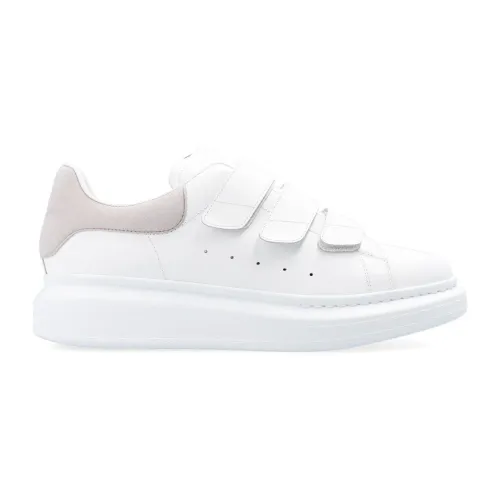 Alexander McQueen , Velcro Strap Sneakers Women Italy ,White female, Sizes: