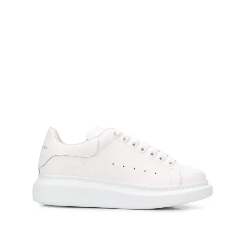 Alexander McQueen , White Oversize Sneakers with Jacquard Graphic ,White female, Sizes:
