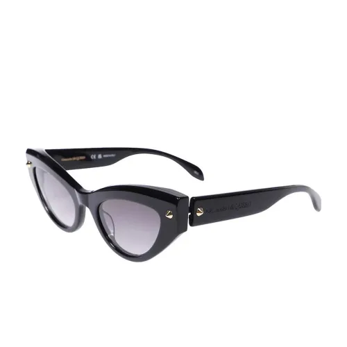 Alexander McQueen , Women's Accessories Sunglasses Black Ss23 ,Black female, Sizes: ONE