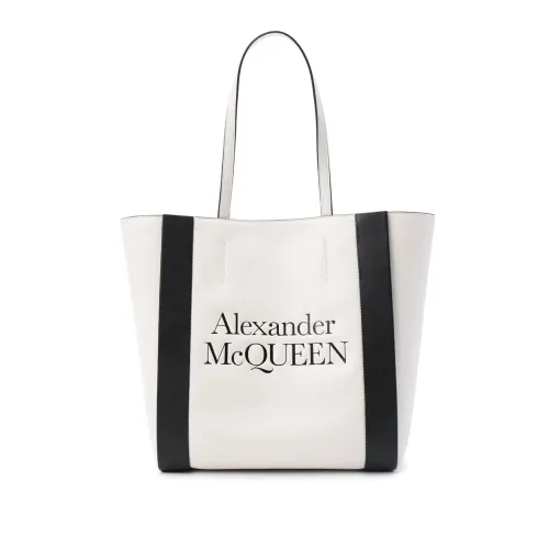Alexander McQueen , Women's Bags Shopper White Ss22 ,White female, Sizes: ONE SIZE
