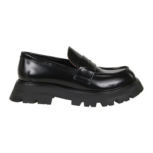 Alexander McQueen , Women's Shoes Loafers Black Aw22 ,Black female, Sizes: