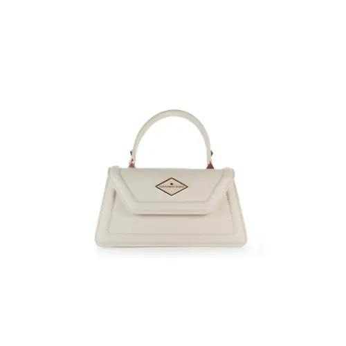 Alexander Smith , Elizabeth Mini Cream Eco-Friendly Handbag ,Beige female, Sizes: ONE SIZE