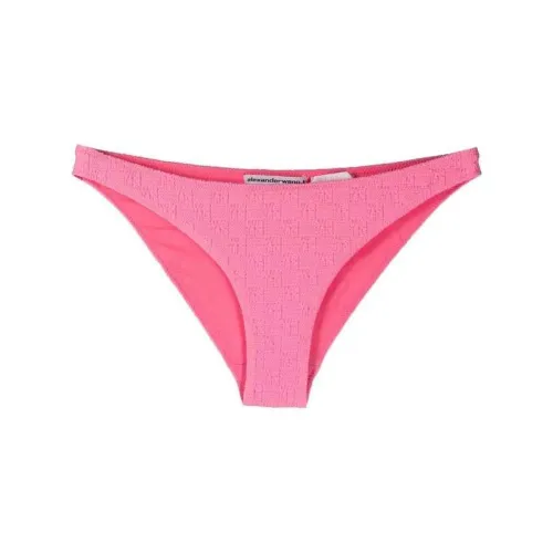 Alexander Wang , Alexander Wang logo-print bikini bottoms ,Pink female, Sizes:
