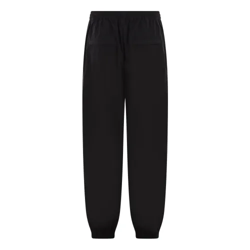Alexander Wang , Black Jogging Trousers with Puff Logo Print ,Black female, Sizes: