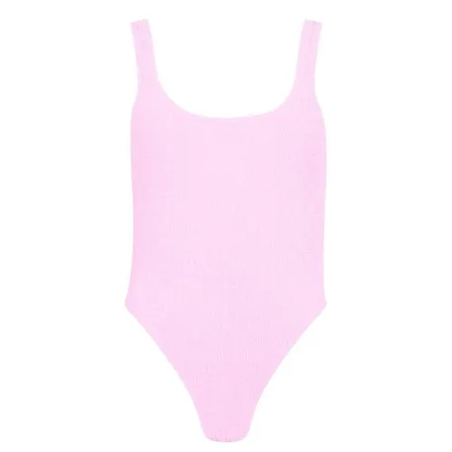 ALEXANDER WANG Logo Textured Swimsuit - Pink