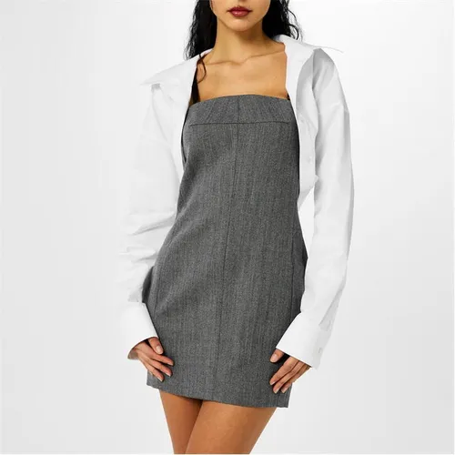 ALEXANDER WANG Tailored Mini Dress - Grey